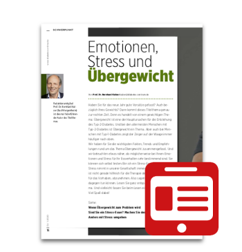 Artikelbild des Artikels “Schwerpunkt: Emotionen, Stress und Übergewicht “