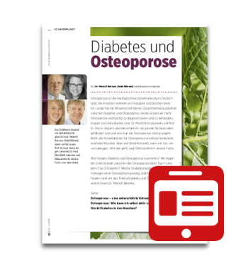 Artikelbild des Artikels “Schwerpunkt: Diabetes und Osteoporose “