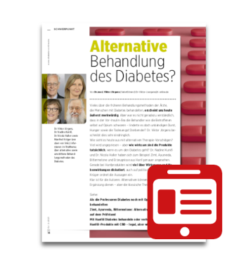 Artikelbild des Artikels “Schwerpunkt: Alternative Behandlung des Diabetes? “