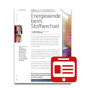 Artikelbild des Artikels “Schwerpunkt: Energiewende beim Stoffwechsel “