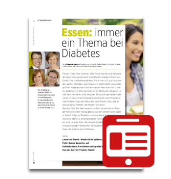 Artikelbild des Artikels “Schwerpunkt: Essen: Immer ein Thema bei Diabetes “