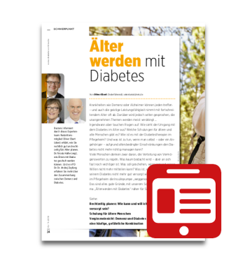 Artikelbild des Artikels “Schwerpunkt: Älter werden mit Diabetes “